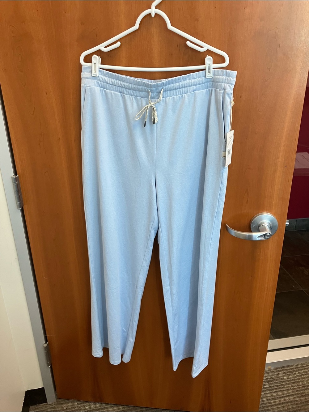 Vuori Pale Blue Women's Track Pants with Drawstring